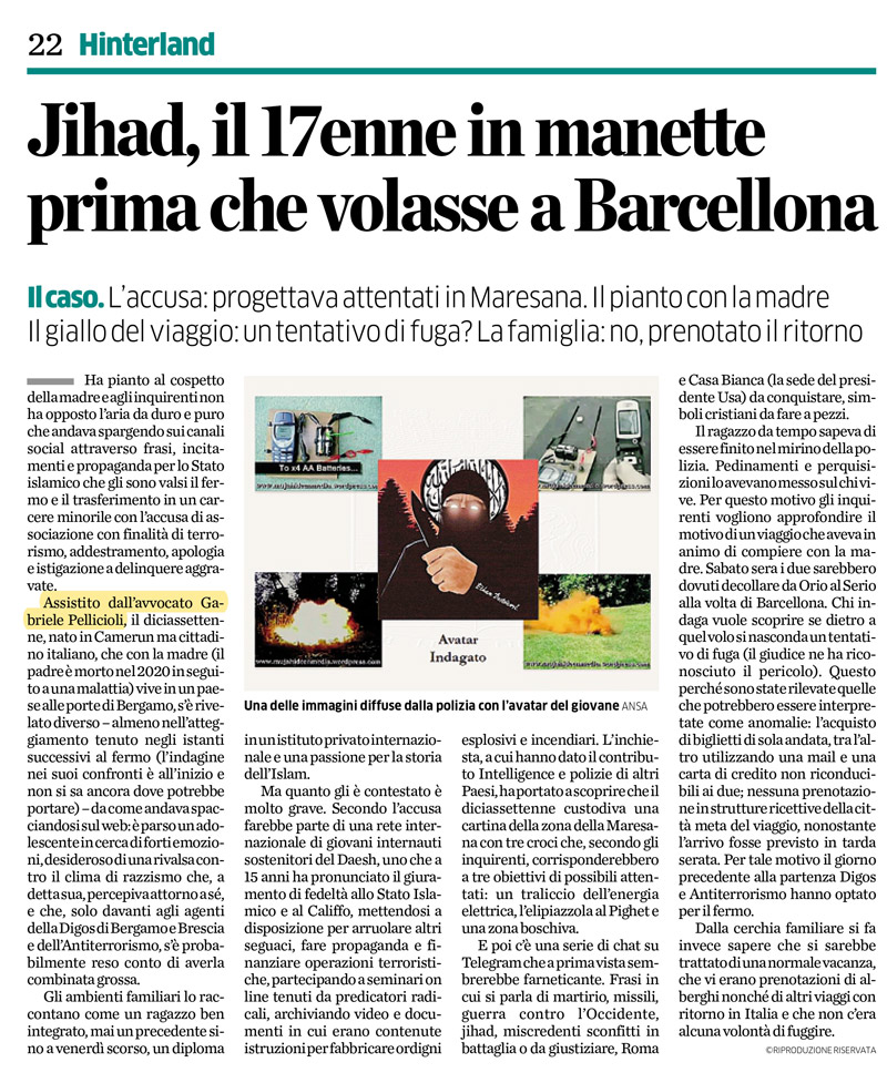 17enne in manette